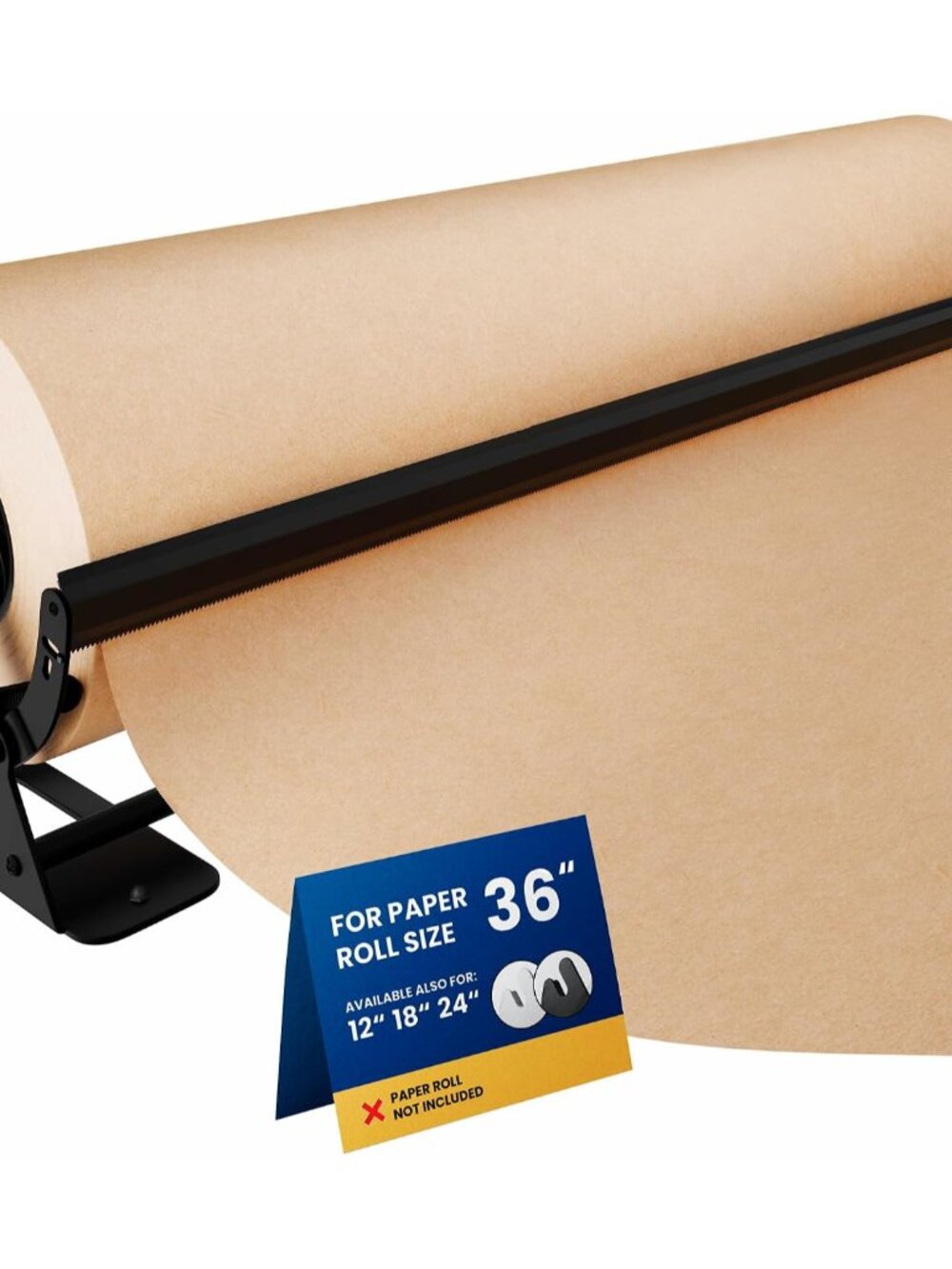 36 Inch Paper Roll Dispenser and Cutter for Kraft, Butcher Paper